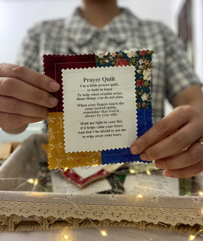 Prayer Hug Pocket Quilt – a four-inch hug from God